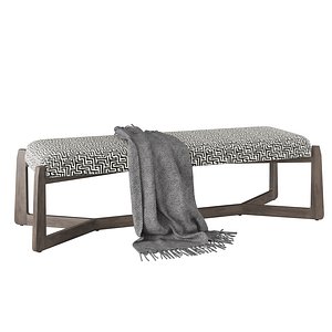 Crate and Barrel Amna Bench model
