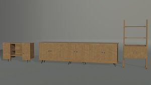 cabinets furniture 3D model