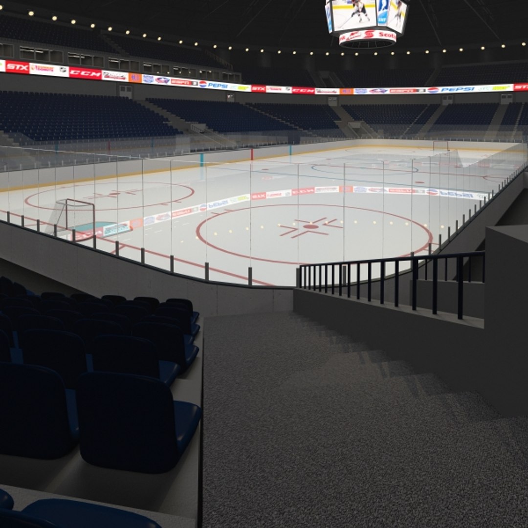 3D ice hockey arena model - TurboSquid 1181615