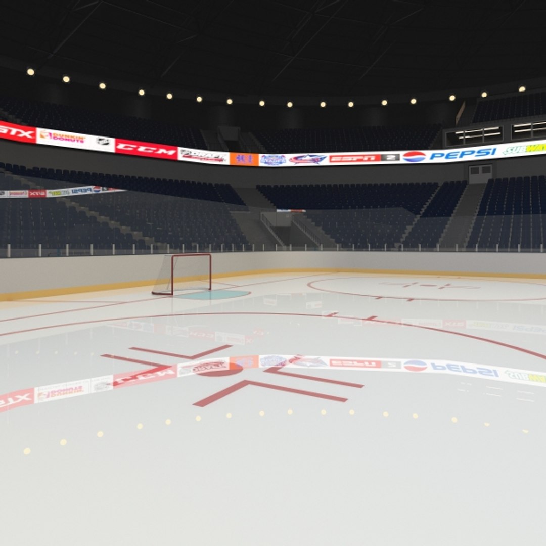 3D ice hockey arena model - TurboSquid 1181615