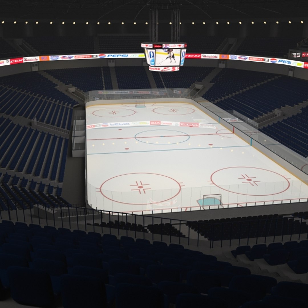 3D ice hockey arena model - TurboSquid 1181615