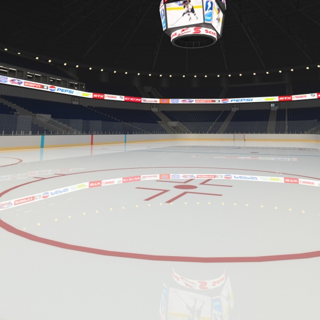 3D ice hockey arena model - TurboSquid 1181615