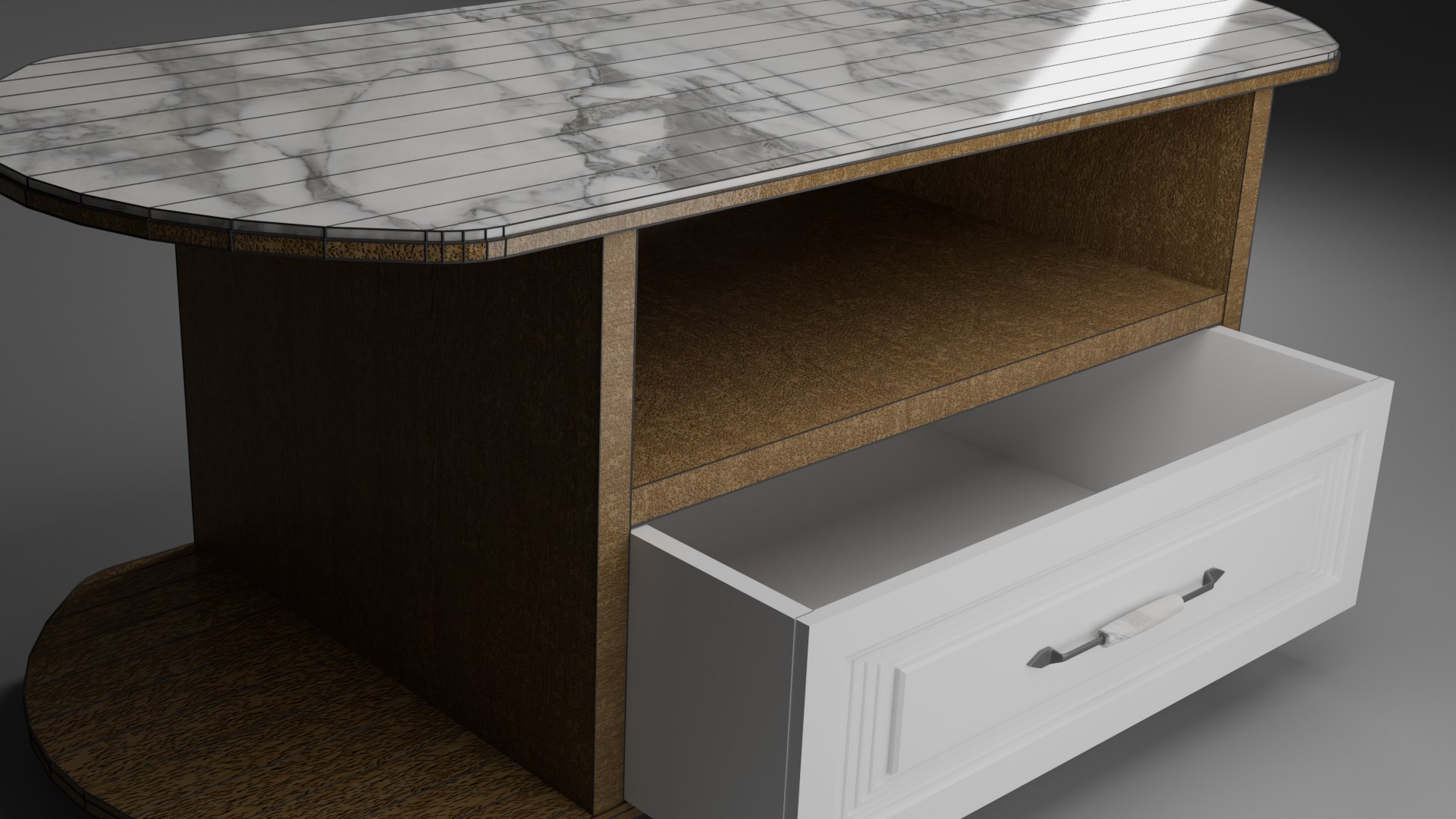 3D Modern Table Model - TurboSquid 2200292