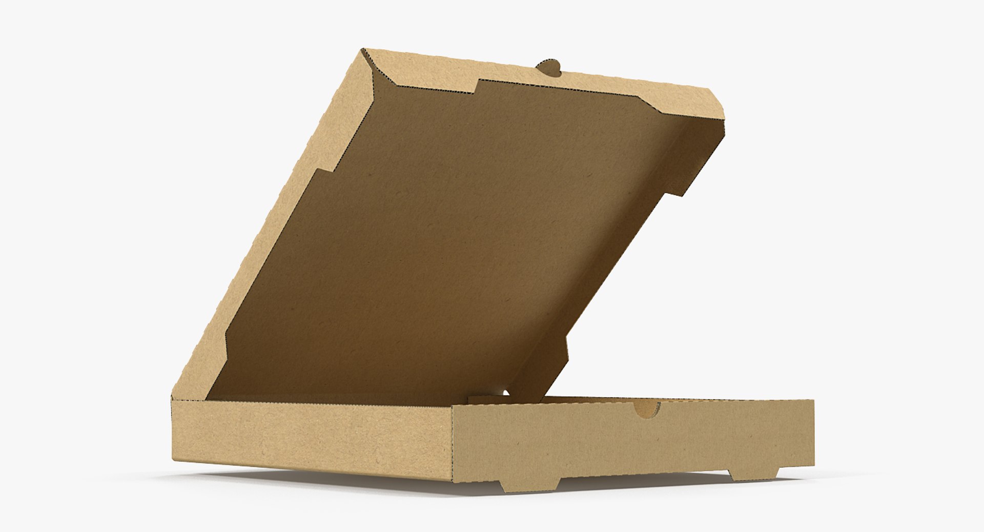 3D Open Pizza Box with Handle - TurboSquid 2086149