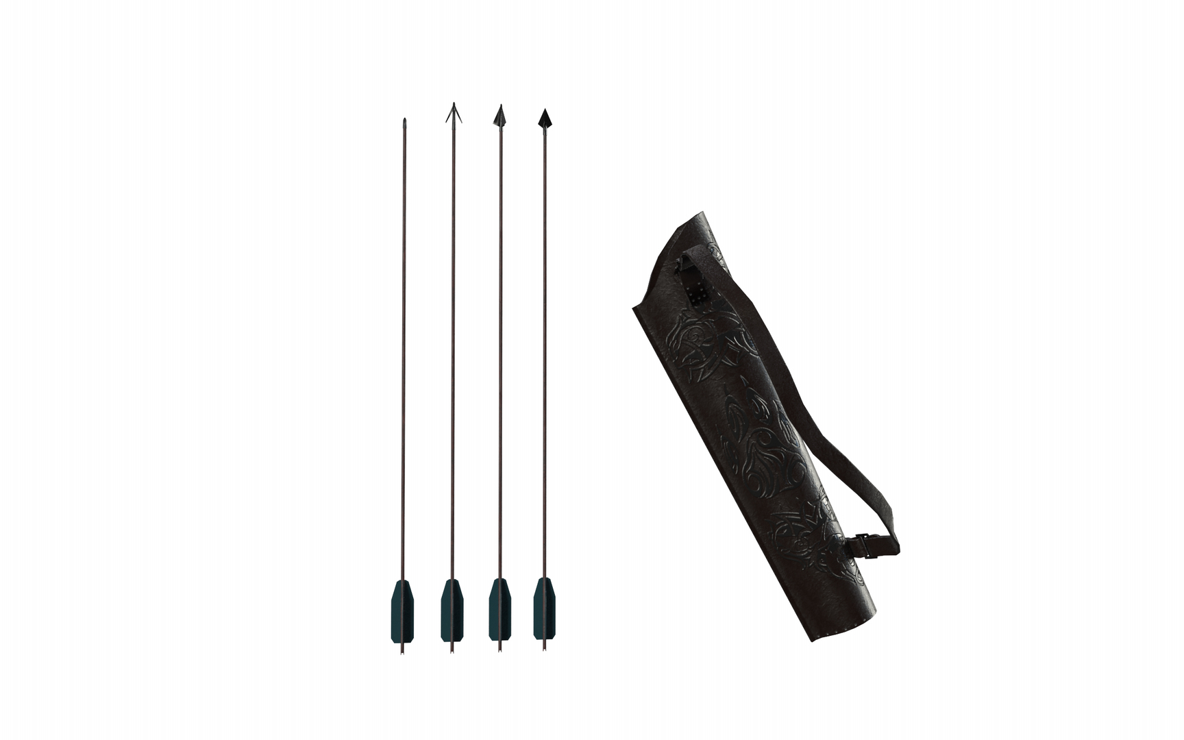 Arrows Quiver Model - Turbosquid 1276193