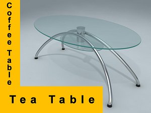tea coffee table 3d max
