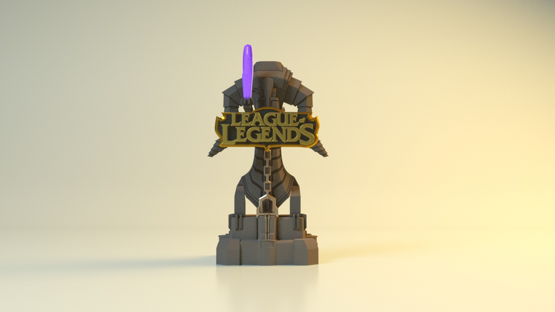 3d Model League Legends Tower