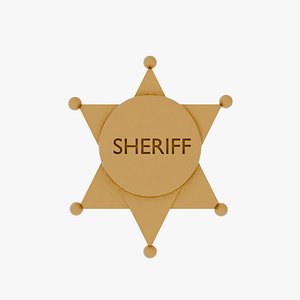 Sheriff Star Badge