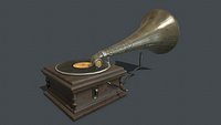 Old gramophone PBR