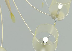 chandelier lighting 52 3d model 3D