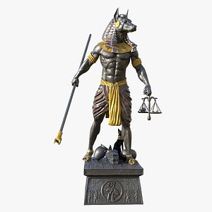 Anubis Statue 3D