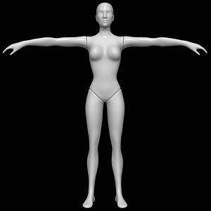 mannequin female 3D model