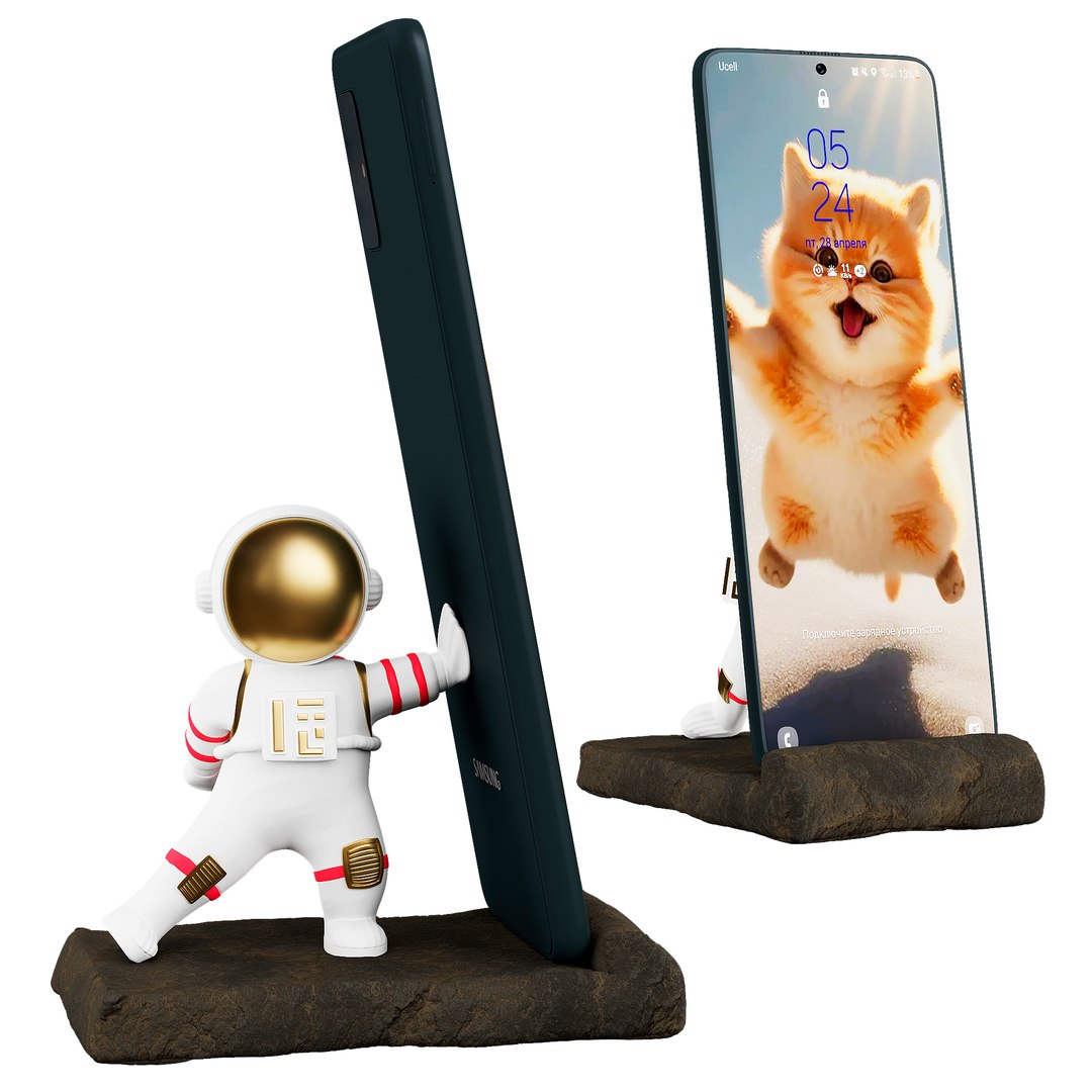 Astronaut Mobile Phone Holder 3D Model - TurboSquid 2064338