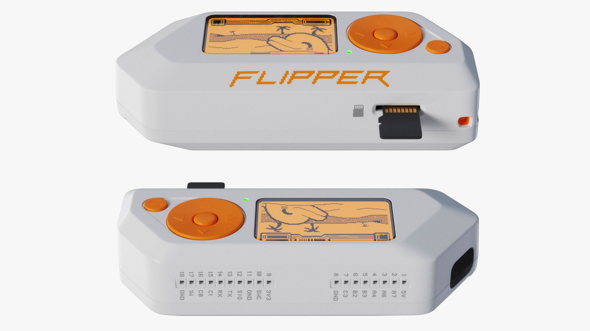 Flipper Zero 3D Model - TurboSquid 2178514