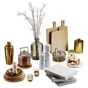 3D Decorative Set 03 model