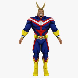 3D All Might from My Hero Academia