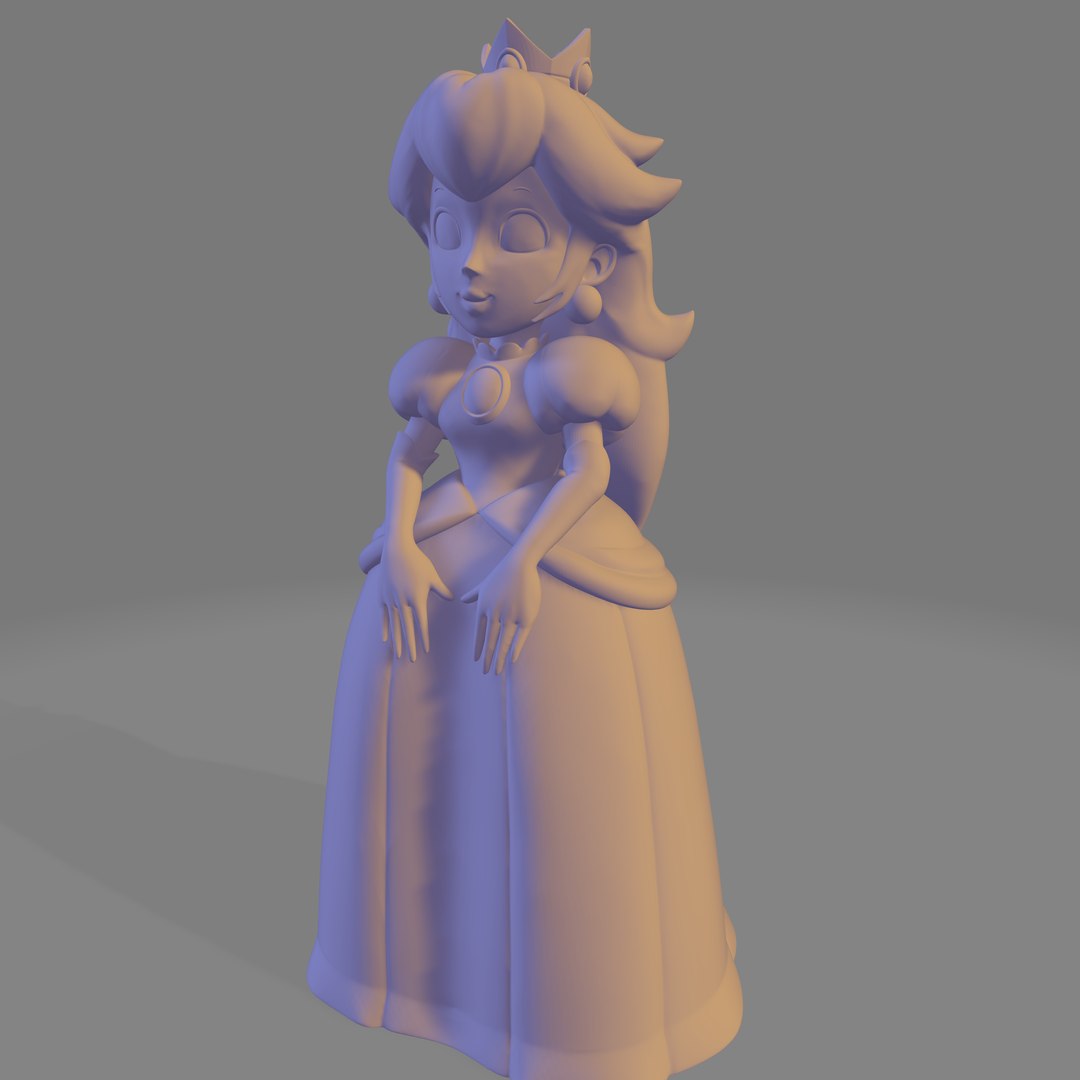 3D Princess Peach - TurboSquid 2106302