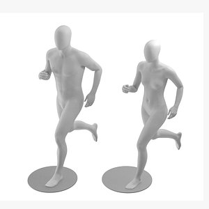3D model Rigget Female and Male  Collection