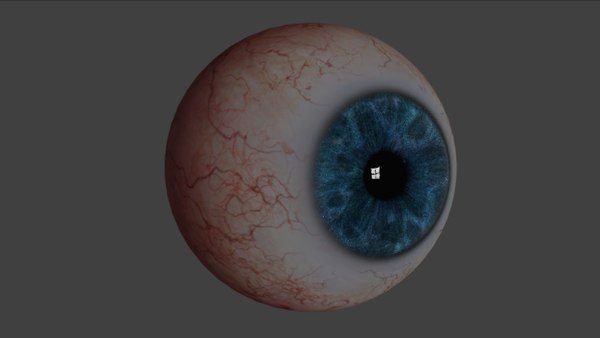 realistic human eye 3D