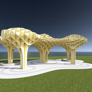 Waffle Structure Complex Canopy