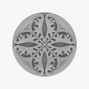 Gothic Ornament 097 3D model