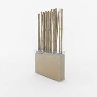 Bamboo decor wall