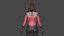 Bruja Escarlata Low-poly