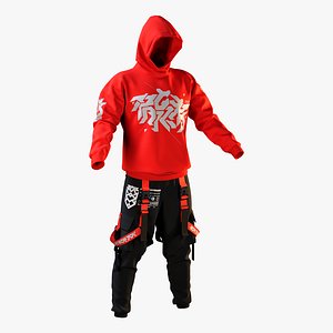 tech wear outfit male