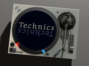 3d turntable table model