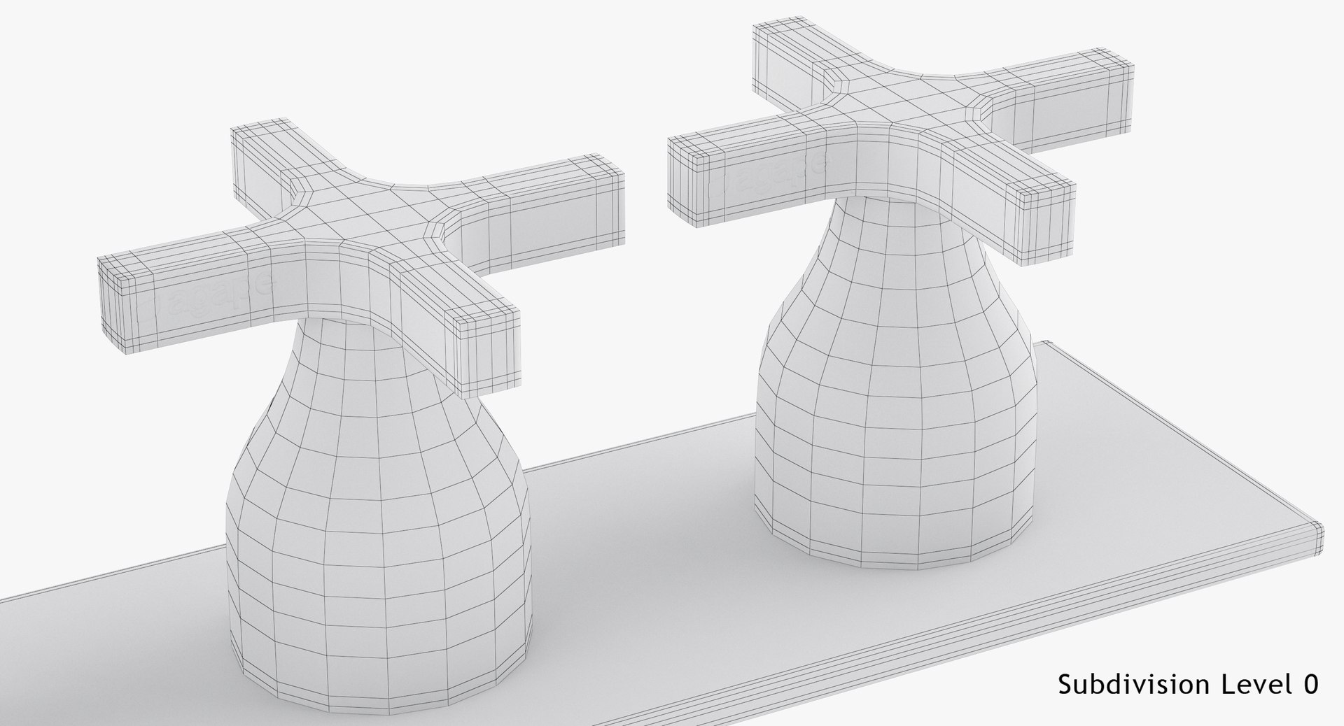 3D Model Agape Memory Tapware With Shower - TurboSquid 1857280