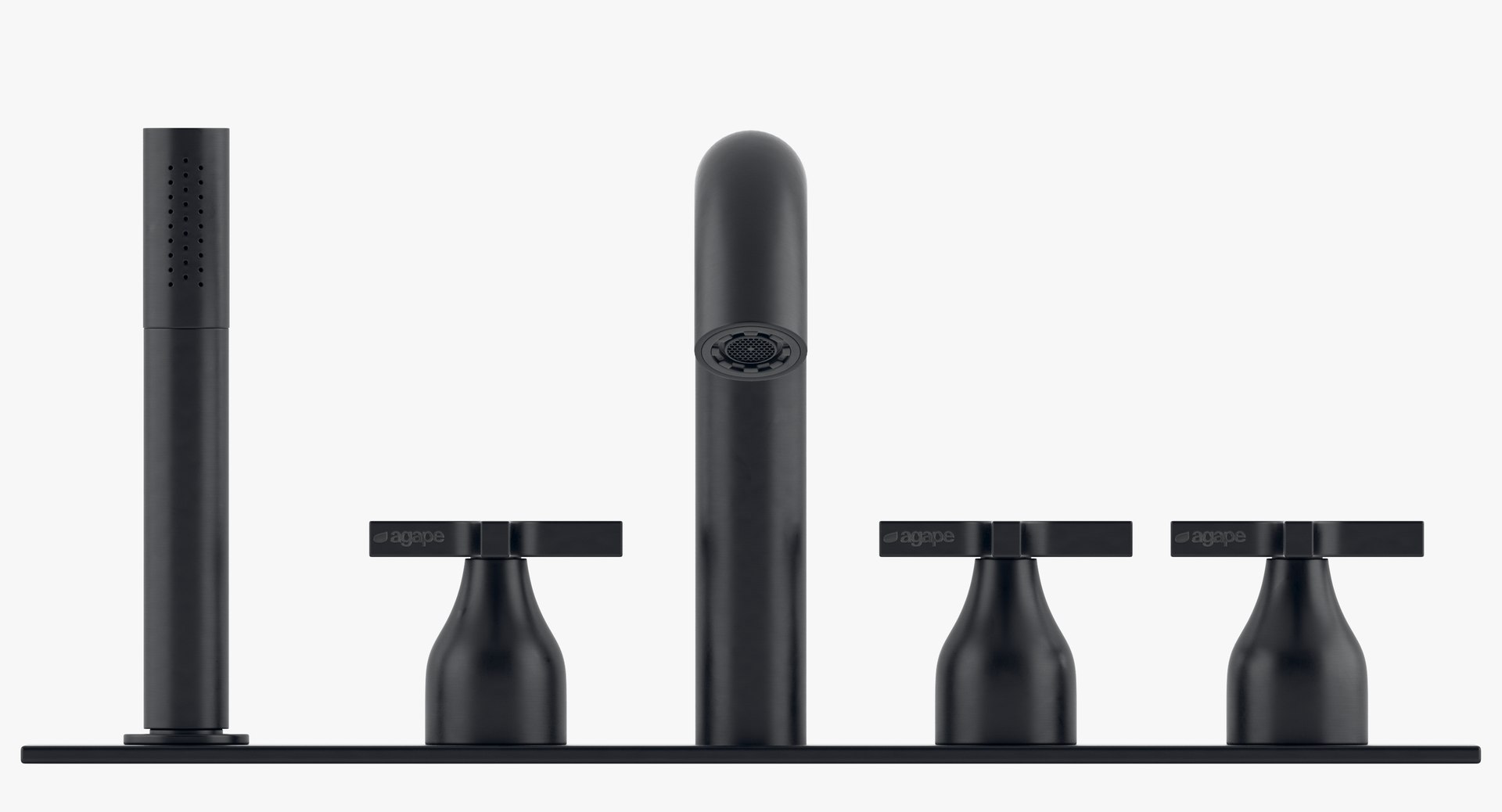 3D Model Agape Memory Tapware With Shower - TurboSquid 1857280
