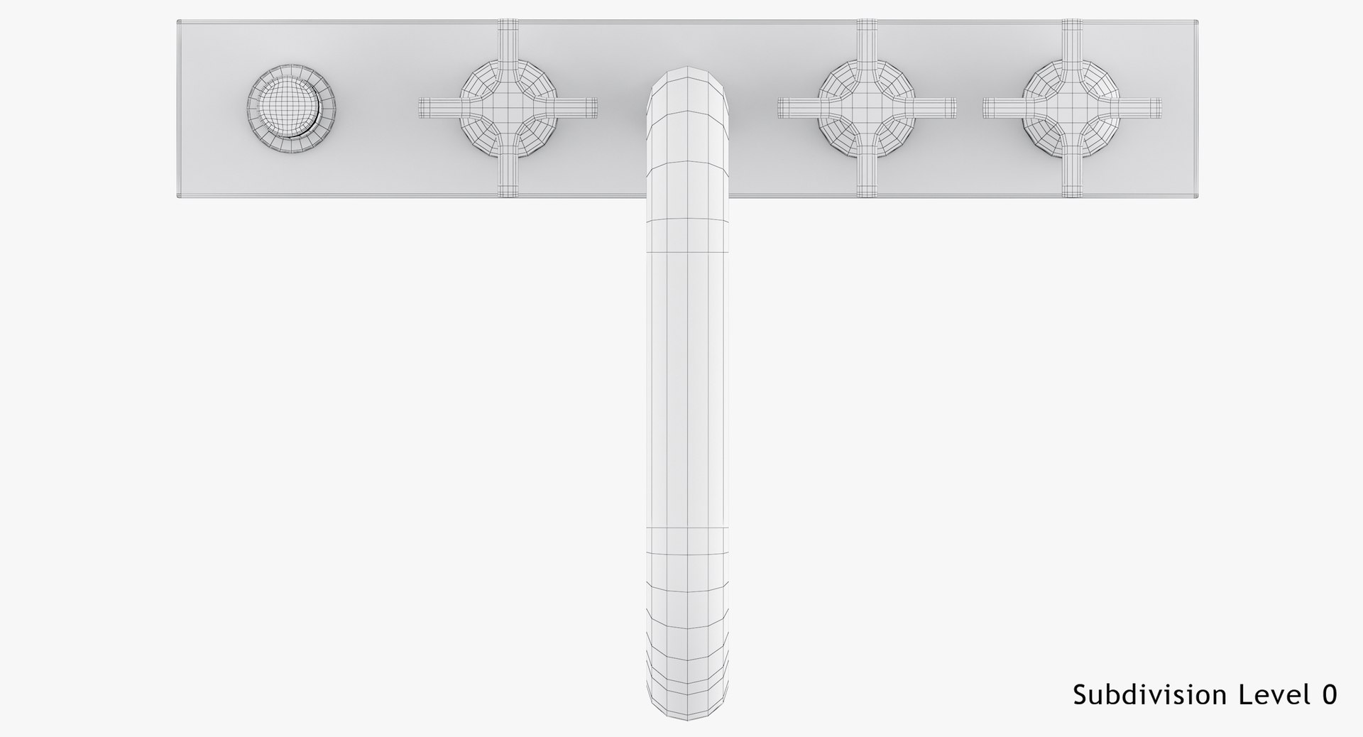 3D Model Agape Memory Tapware With Shower - TurboSquid 1857280