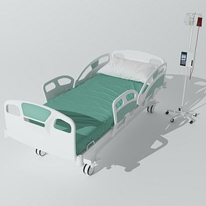 3D Intensive Care Bed 3