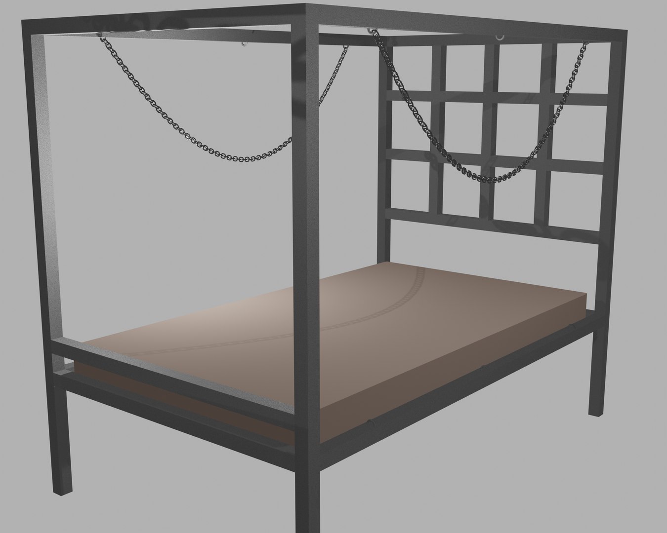 Bdsm Bed-Cage 3D Model - TurboSquid 2103424