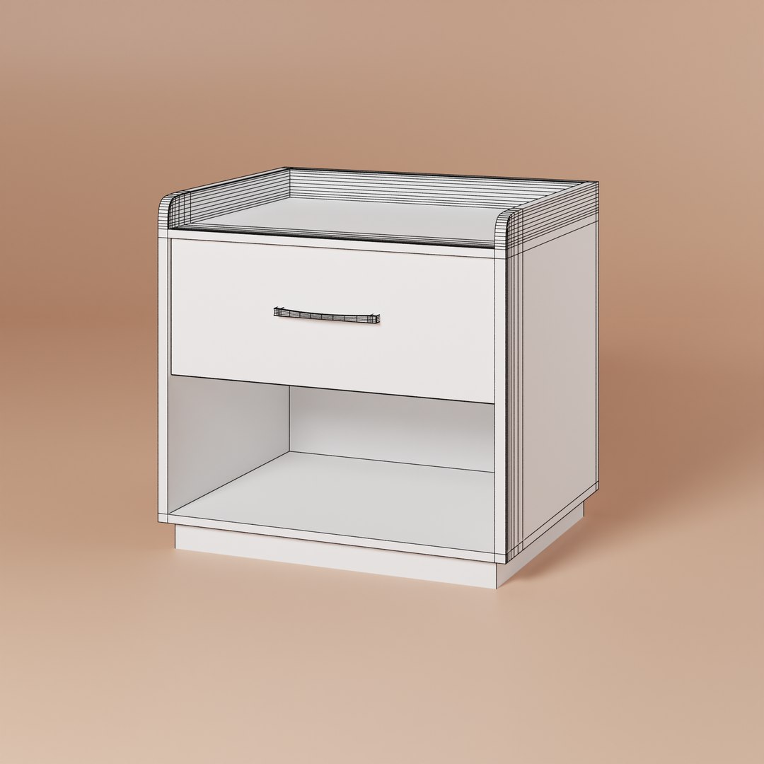 Bed Side Drawer 3D - TurboSquid 1992218