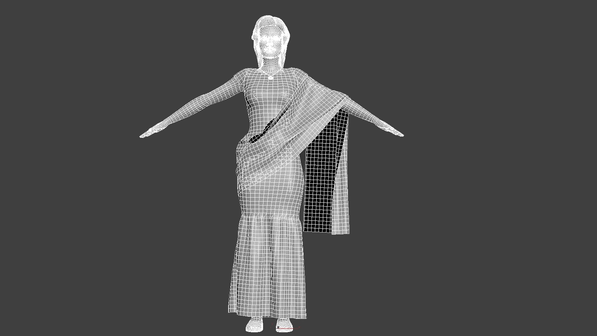 Indian Woman In Saree 3D Model - TurboSquid 2005739