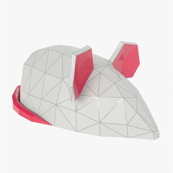 modelo 3d Ratón poligonal - TurboSquid 1726617