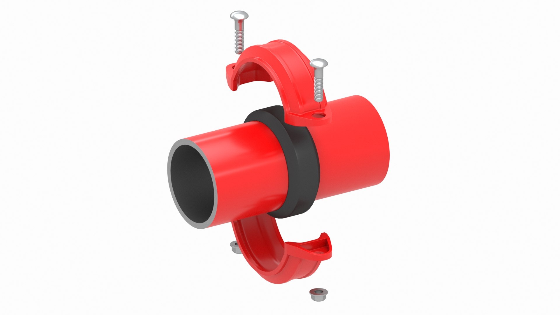 3D Grooved Rigid Coupling - TurboSquid 2396876