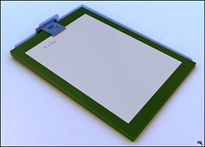 free clipboard 3d model