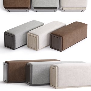 3D model bedside bench