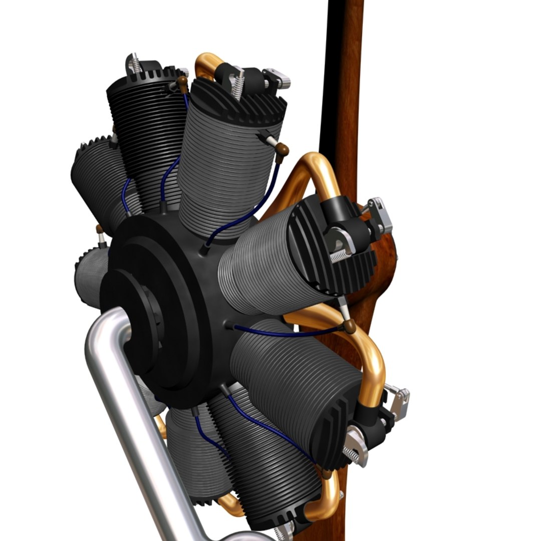 3d Gnome-rhone Aircraft Engine