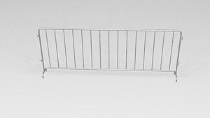 Metal fence barrier 3 meters