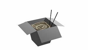 Cup Noodles 3D model