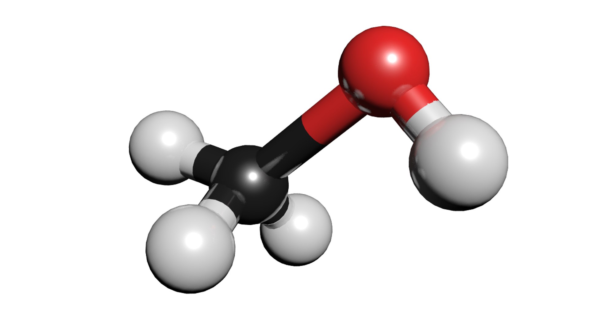 3D Ch3oh Molecule Methanol - TurboSquid 1425568