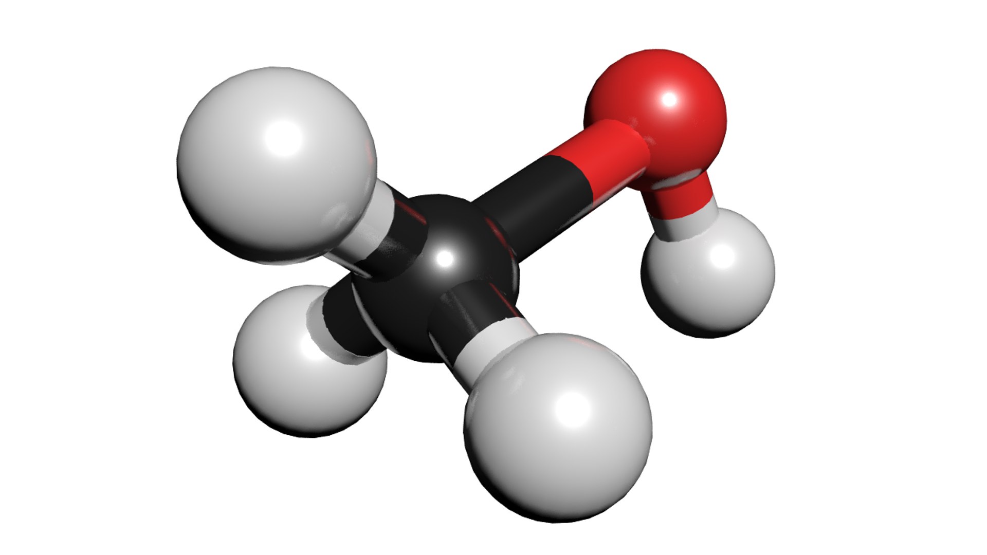 3D Ch3oh Molecule Methanol - TurboSquid 1425568