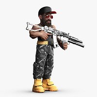 Soldier Man 3DS Max