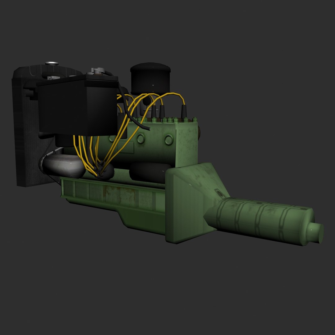 max low-poly 4 engine