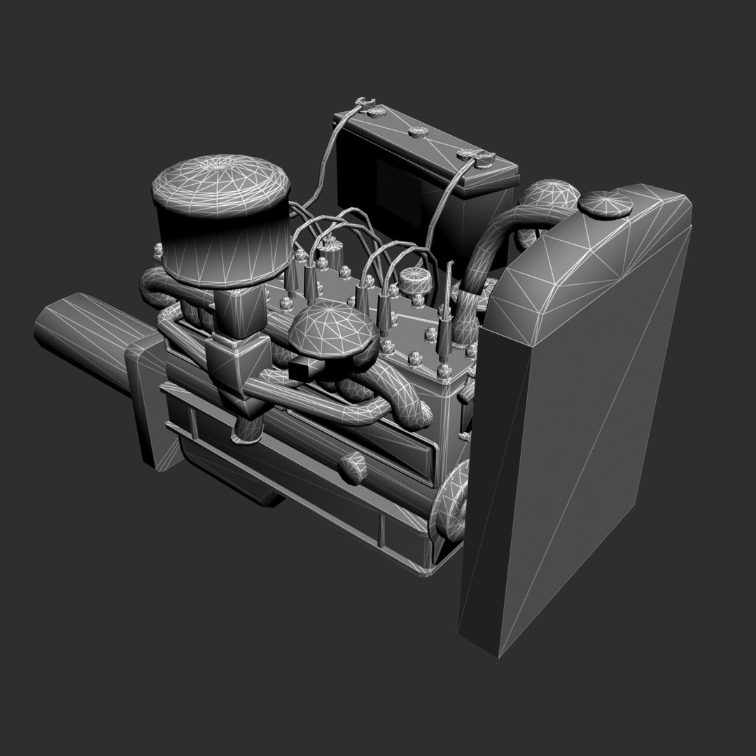 max low-poly 4 engine