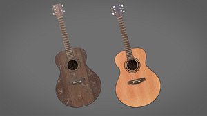 Acoustic Guitar 3D model
