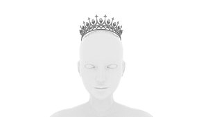 3D Pearl Crown Tiara model